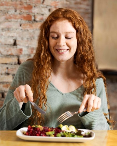 Mindful eating and portion control to stop junk food cravings UK