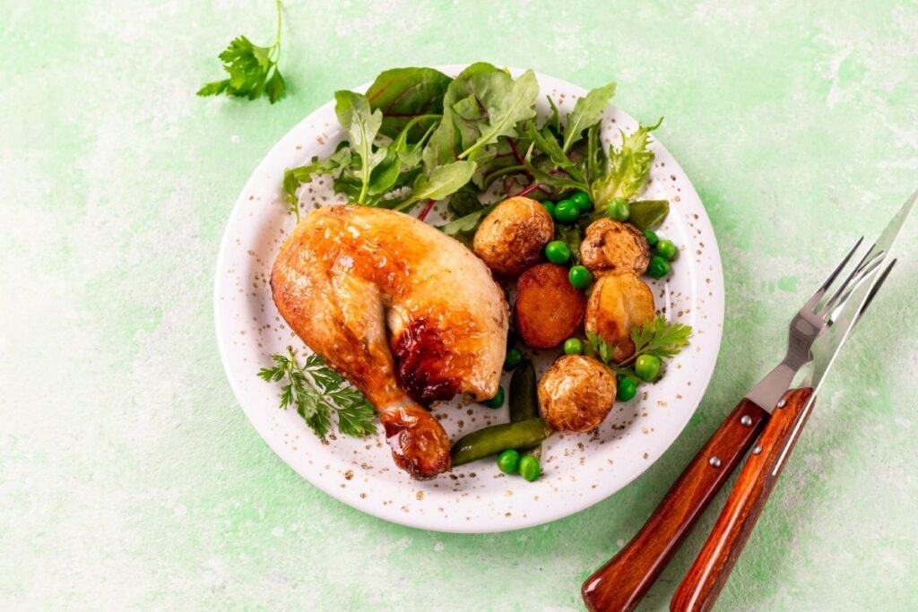 Low Carb Dinner Ideas UK chicken meal photo