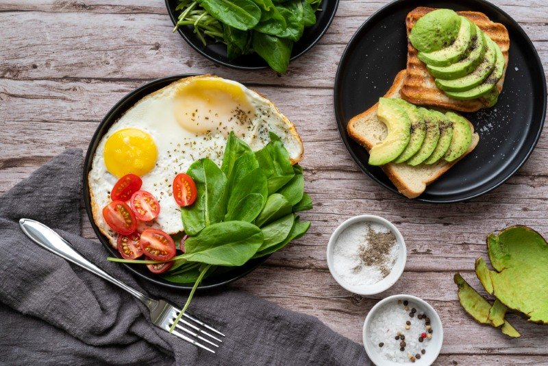 Low carb breakfast meals USA for energy and fullness