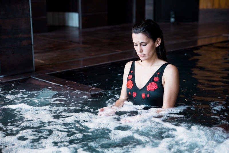 Biohacking yoga performance recovery infrared sauna cold plunge USA