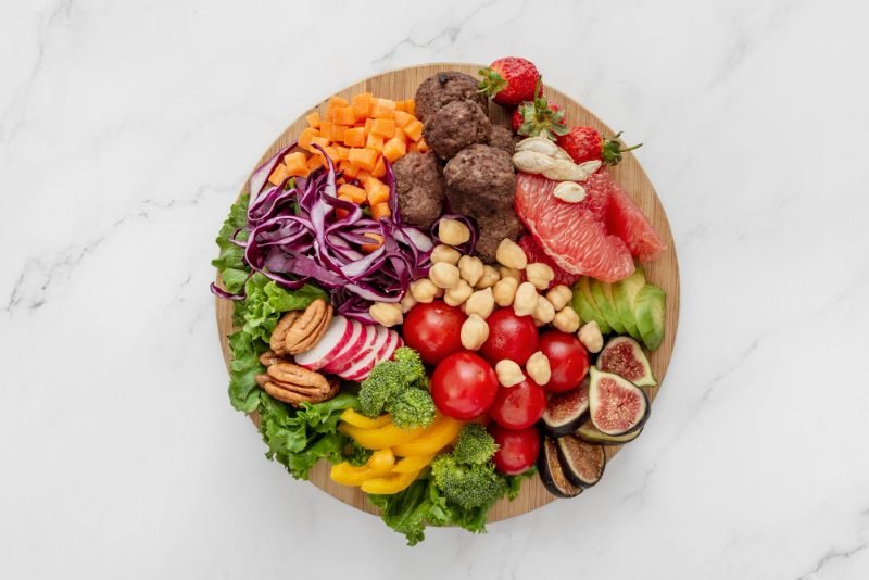 Balanced Diet and Healthy Eating Guide UK showing macronutrients and micronutrients balance