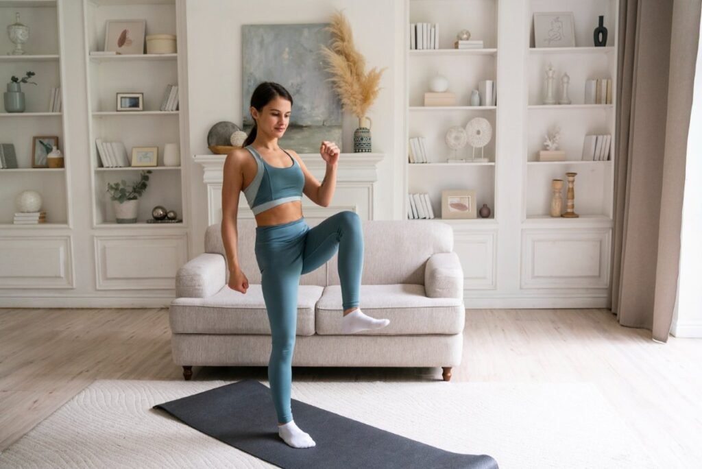 Best Home Workout for Fat Loss for Beginners starting fitness journey at home