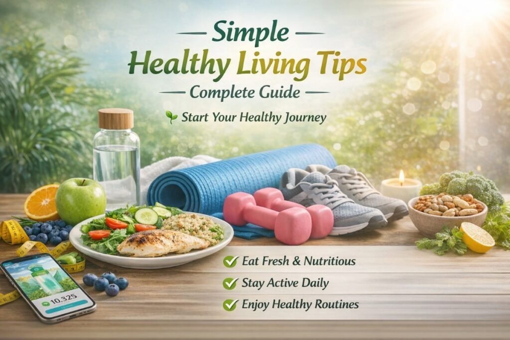 simple healthy living tips for daily wellness and energy
