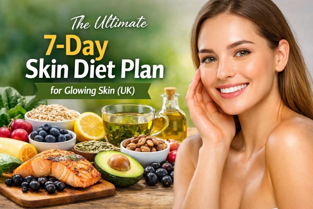 7-Day Skin Diet Plan for Glowing Skin (UK) natural radiant glow