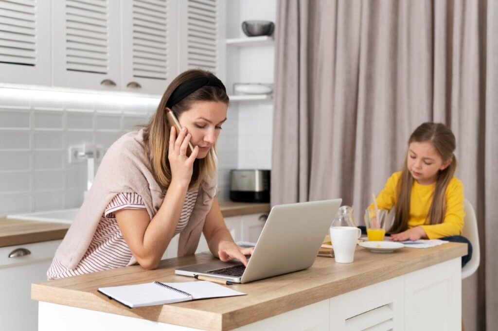 Work life balance tips UK moms working from home while managing family time
