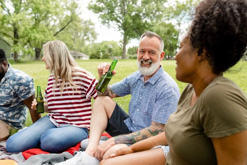Social connection supporting Healthy Daily Habits for USA Adults