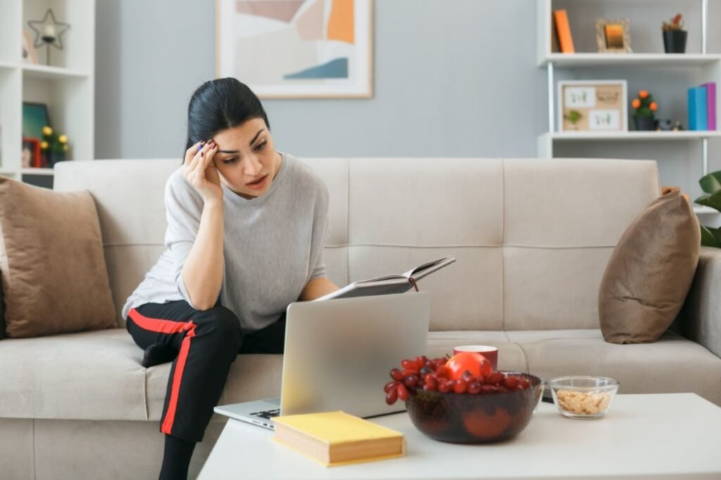 Cortisol Belly Fix with calm home lighting plants and stress-free environment