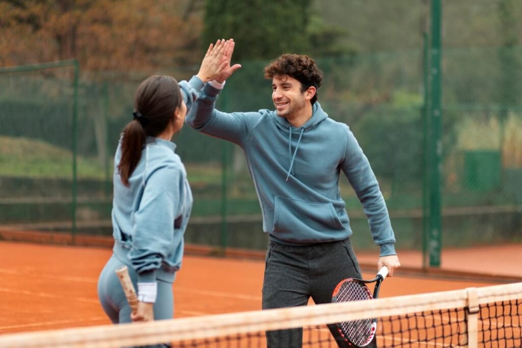 padel tennis fitness success UK fat loss lifestyle