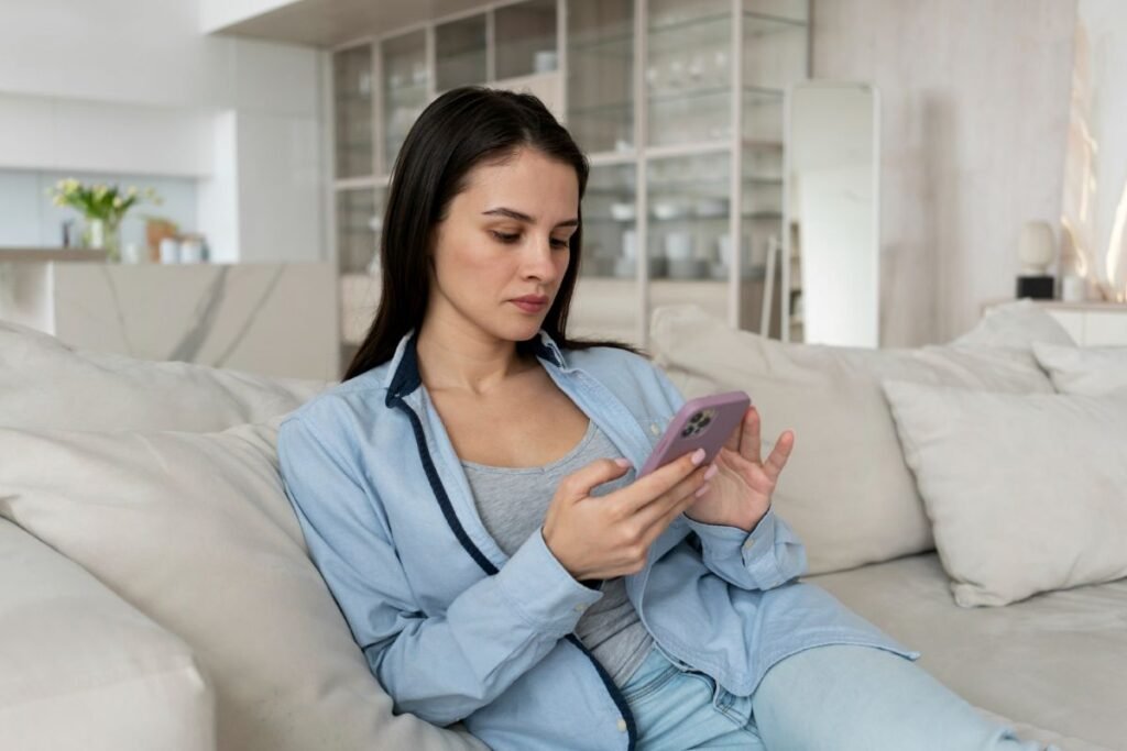 User checking NHS Health Check Over 40 appointment wait times on NHS app