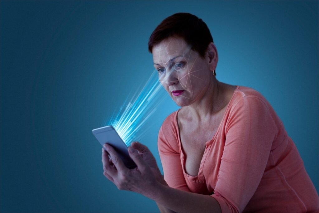 digital aging blue light skin damage protection