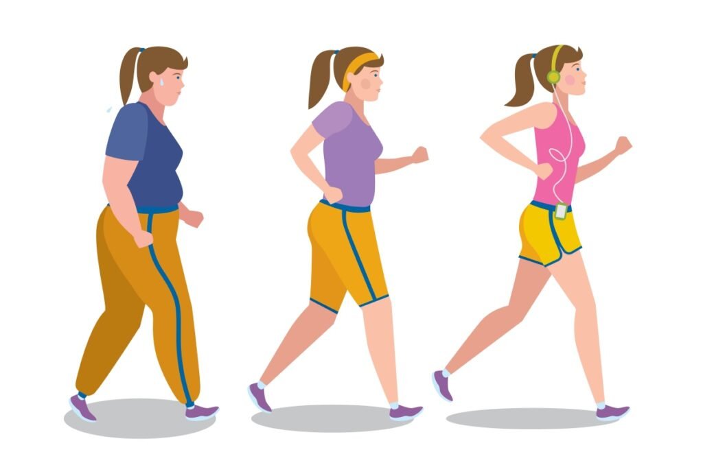 power walking vs casual walking fat loss speed comparison