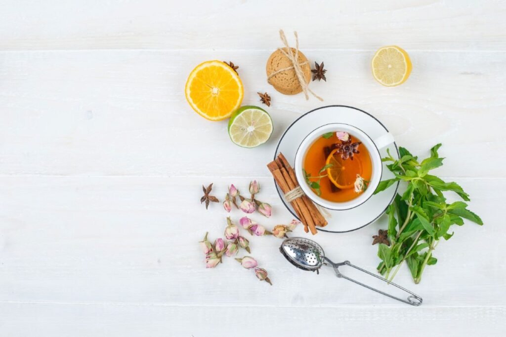Best British Herbal Teas for Digestion including peppermint ginger and chamomile