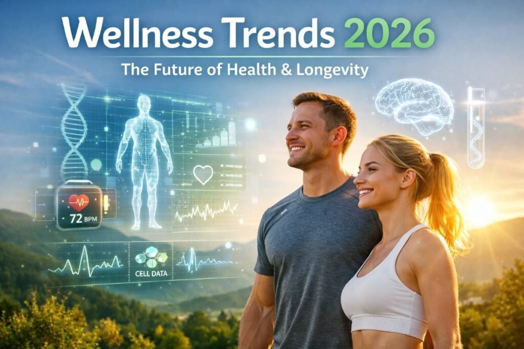wellness trends 2026 future of health AI longevity biohacking digital wellness lifestyle