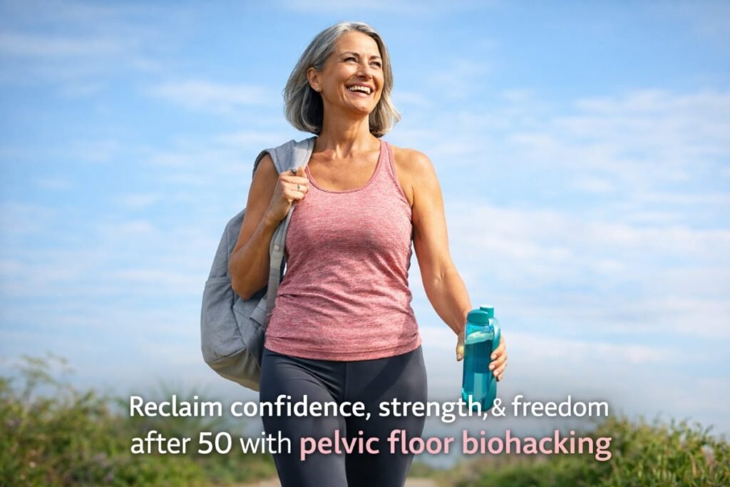 pelvic floor biohacking for women over 50 UK guide active lifestyle confidence