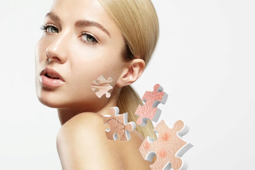 Post-workout skincare for 40+ microbiome defense showing skin barrier protection from gym bacteria and sweat-related breakouts