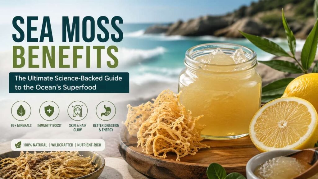 sea moss benefits superfood ocean minerals energy skin glow nutrition