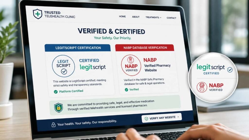 Checking clinical safety badges to ensure a fair and legal online semaglutide cost structure