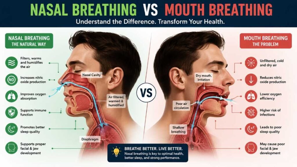 Why people consider mouth taping for nasal breathing