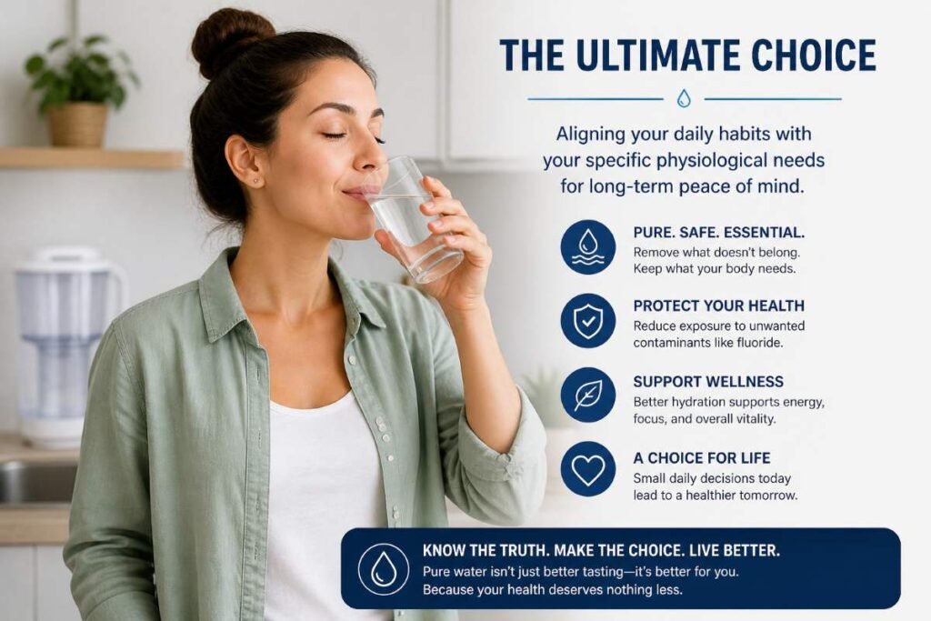 Choosing pure water based on the truth about fluoride in US city water best filtration 2026.