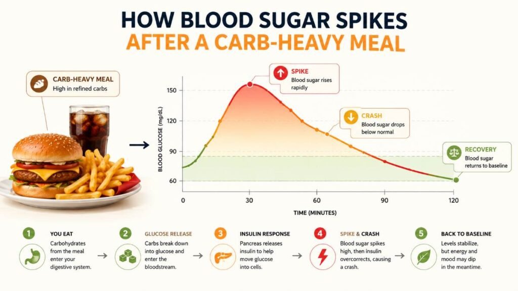 Visualizing a glucose spike on a smartphone using a CGM for non-diabetics
