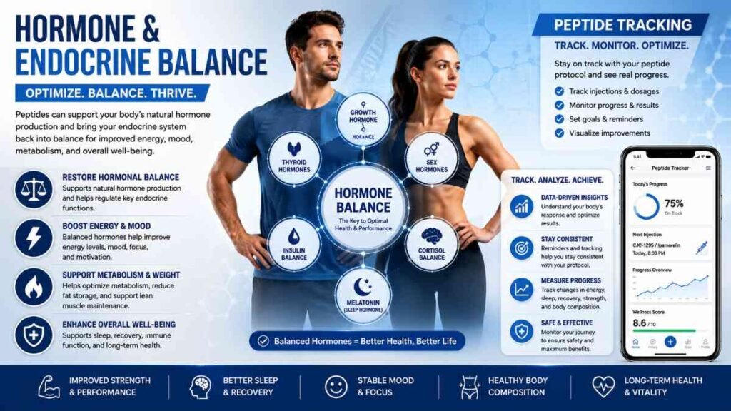 Hormone tracking and Best Peptides for Muscle Growth and Fat Loss balance.