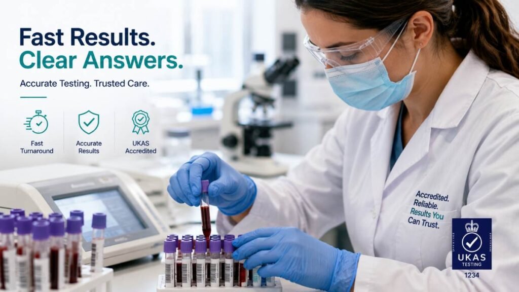 Getting highly accurate same-day results from a venous private blood test UK draw.