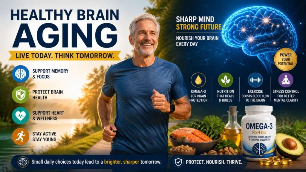 Healthy brain aging with Omega-3 and proactive lifestyle choices