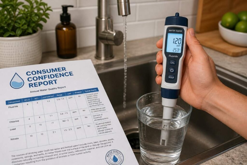 Testing tap water to find the truth about fluoride in US city water best filtration 2026.