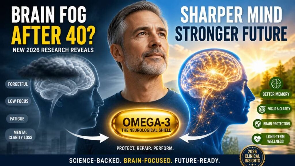 Brain fog after 40 improved with Omega-3 benefits 2026 research
