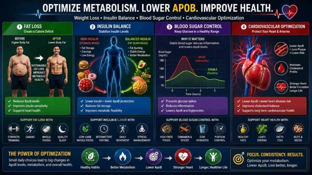 ApoB blood marker connected with metabolism and weight loss improvements