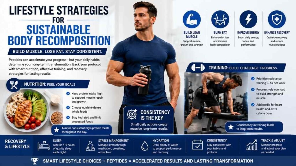 Lifestyle habits for Best Peptides for Muscle Growth and Fat Loss success.