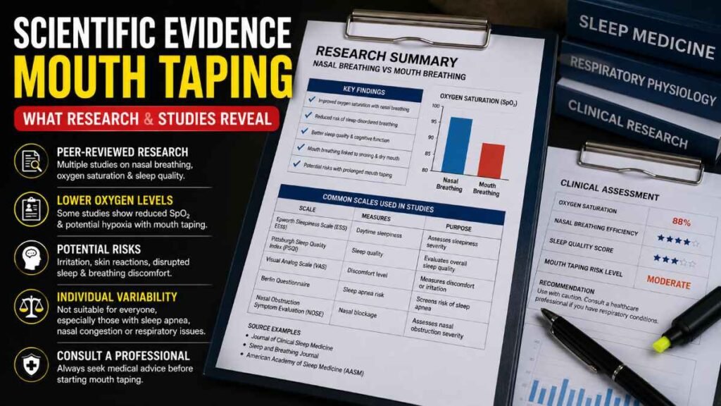 Scientific view on mouth taping side effects