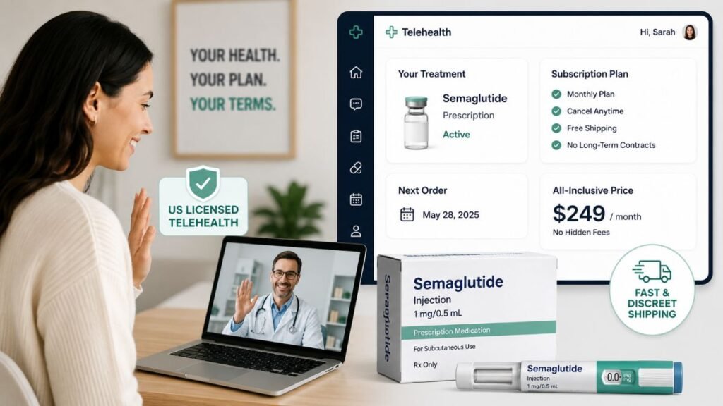 A transparent guide to calculating online semaglutide cost without hidden telehealth membership fees