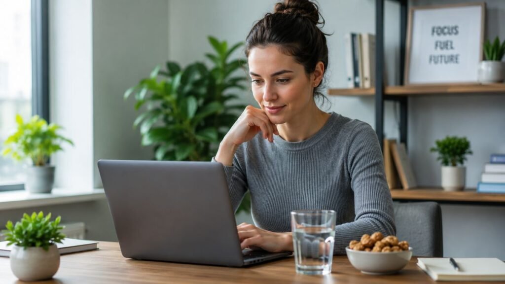 A clean, focused workspace representing the mental clarity achieved via the ‘Quiet Quit’ on Sugar: A 30-Day Protocol.