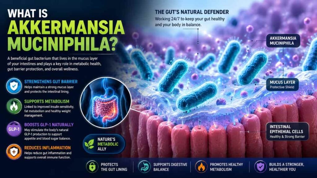 What is Akkermansia Muciniphila probiotic bacteria for gut lining and metabolic health