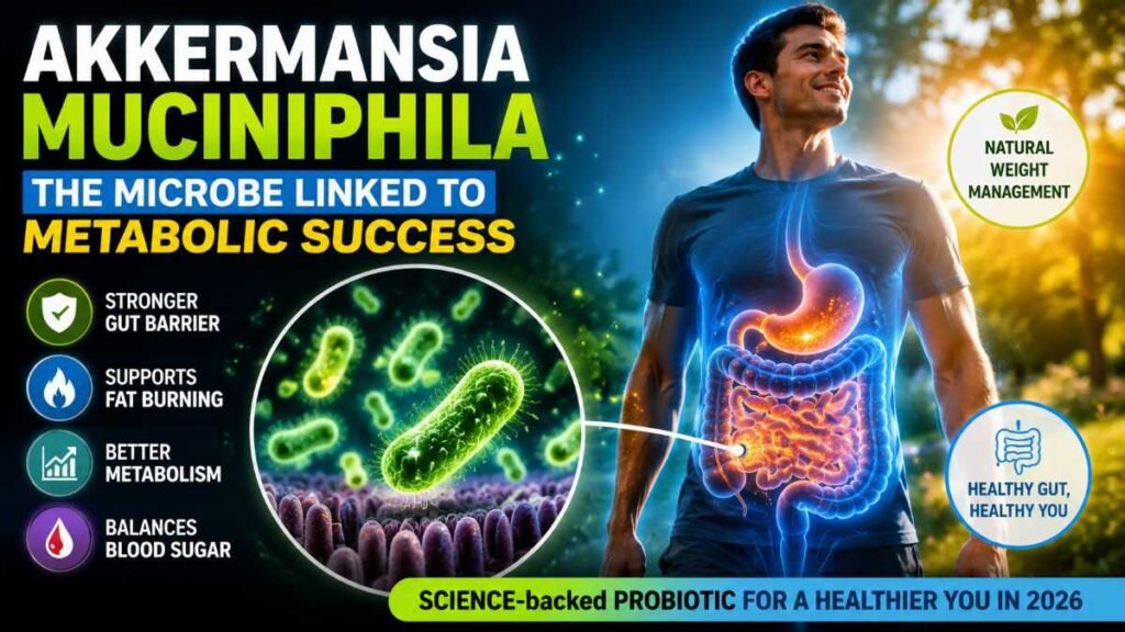 Akkermansia Muciniphila for metabolic health gut health and natural weight management support in 2026