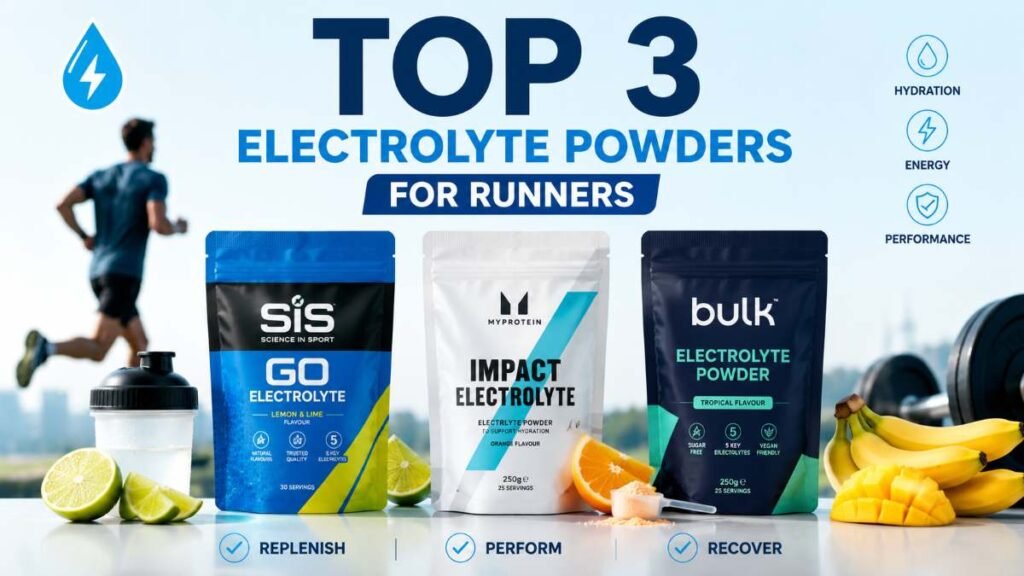 Comparison of the best electrolyte powder for runners in the UK