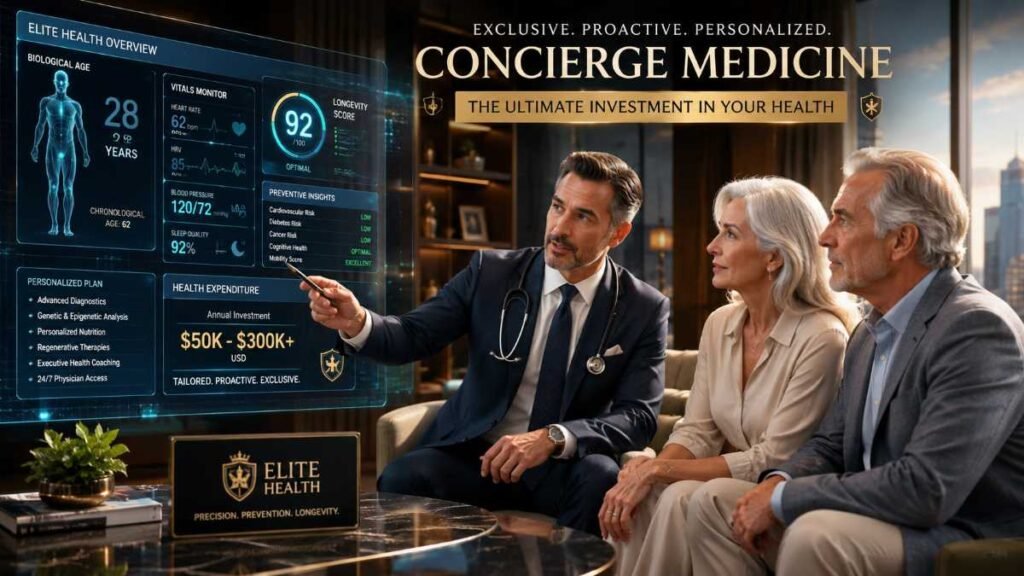 Premium patient consultation evaluating the concierge medicine cost per year USA structure.