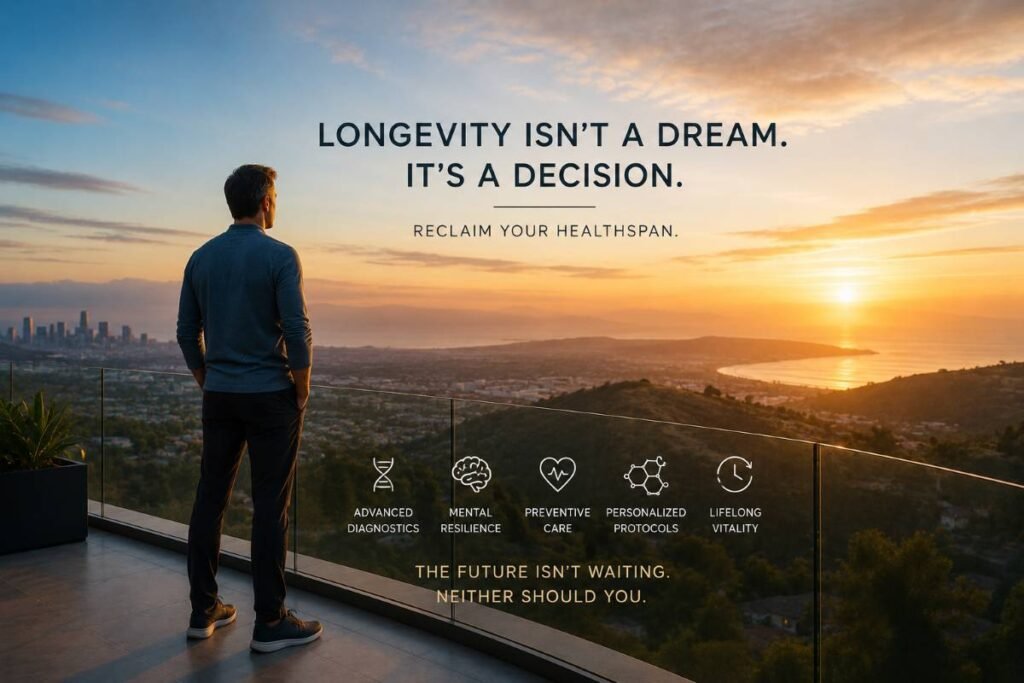 Reclaiming your biological destiny at the Top 5 Longevity Clinics in California.