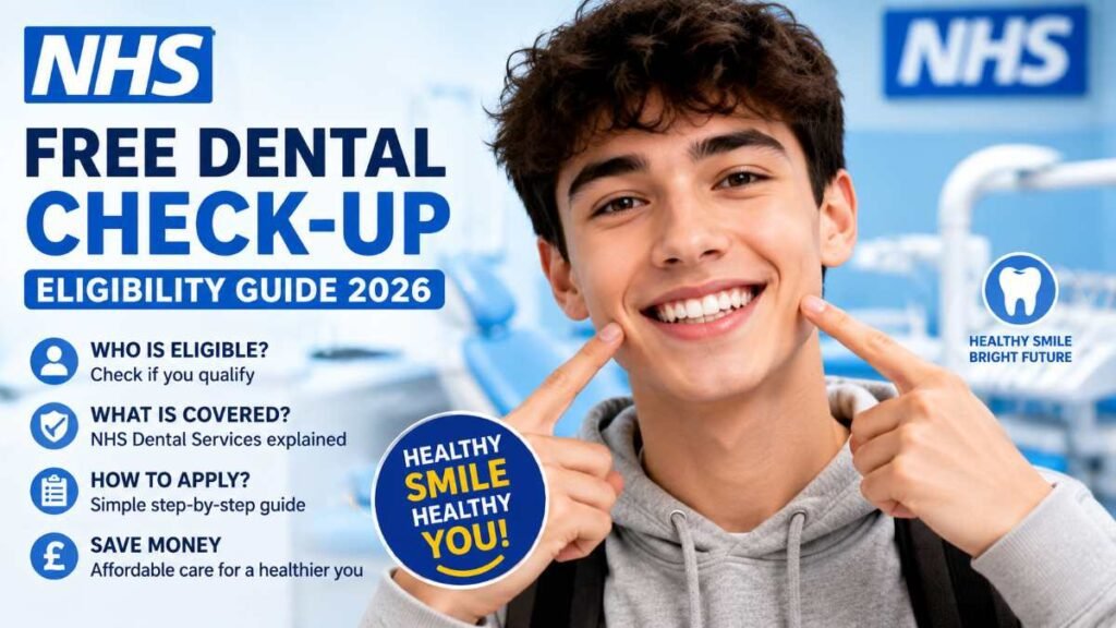 Student and youth NHS Free Dental Check-up Eligibility 2026 status explained.