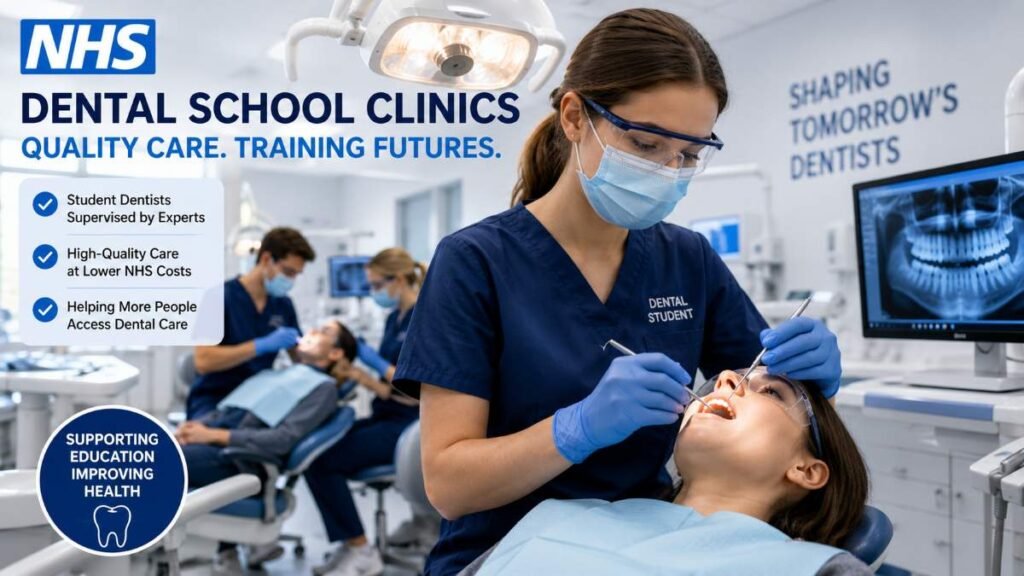 Low-cost dental care options and NHS Free Dental Check-up Eligibility 2026 tips.