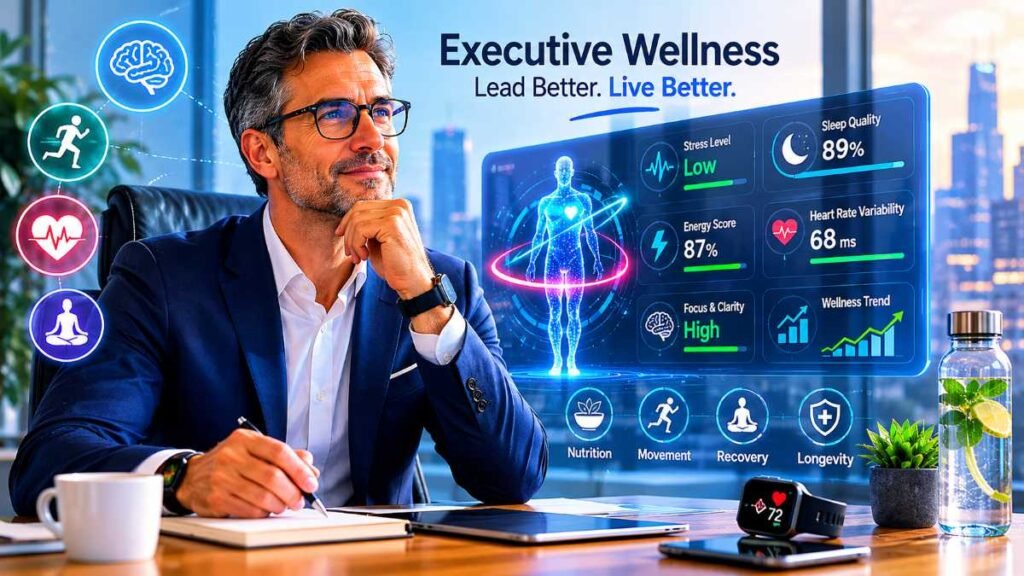 Executive Wellness Program for leadership performance and corporate health optimization in 2026