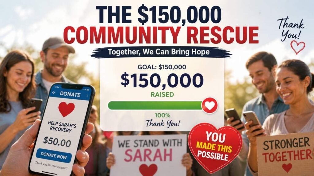 Sarah Danh recovery update showing community fundraiser support for medical evacuation