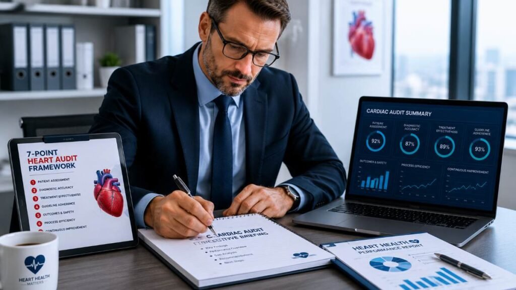 Preparing for an executive cardiac audit in the UK