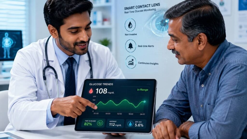 Clinical use of smart contact lenses for glucose monitoring