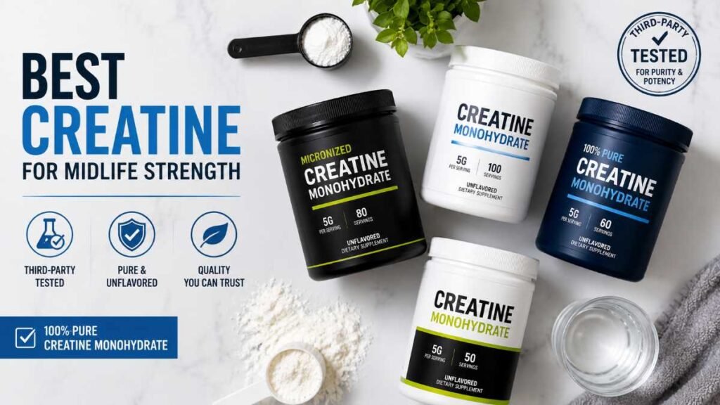 Top-tier creatine for women over 40 supplements.