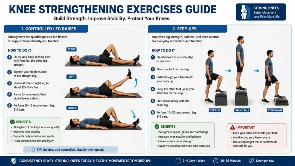 Essential exercises for sustainable knee pain relief