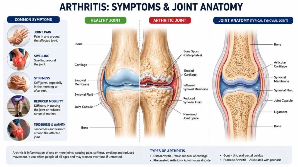 Understanding the basics of arthritis symptoms