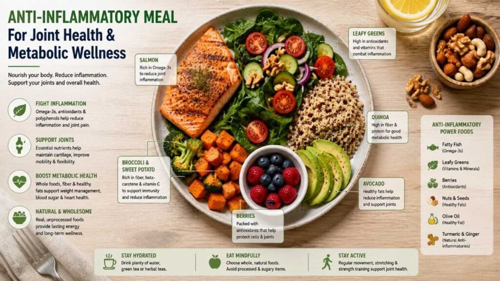 Metabolic health and arthritis symptoms relief