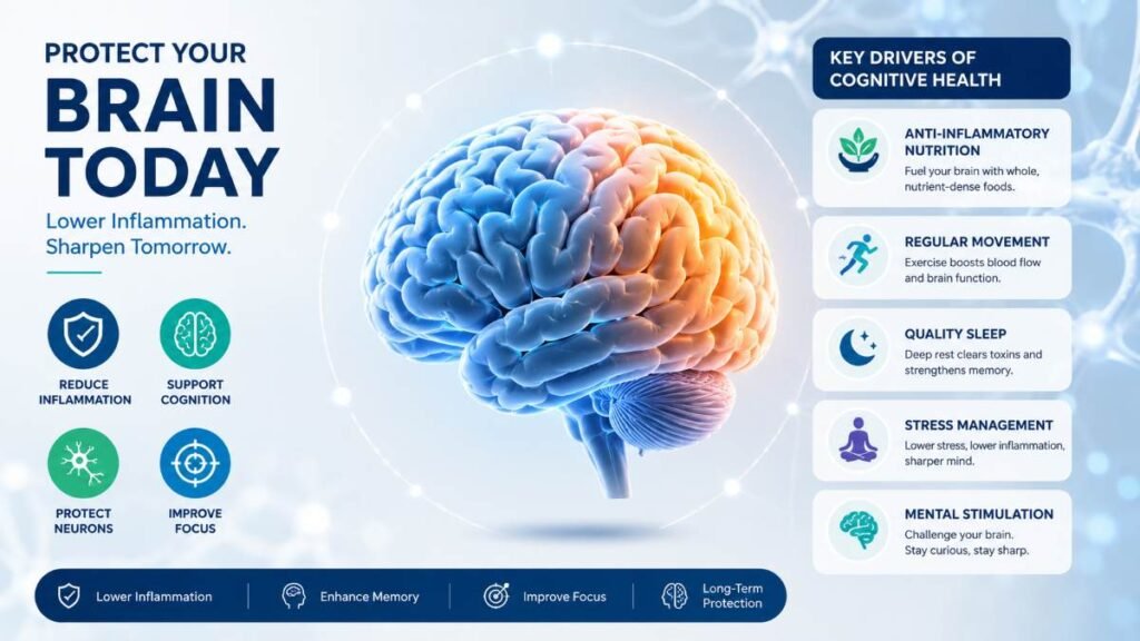 Addressing cognitive and inflammatory load for longevity